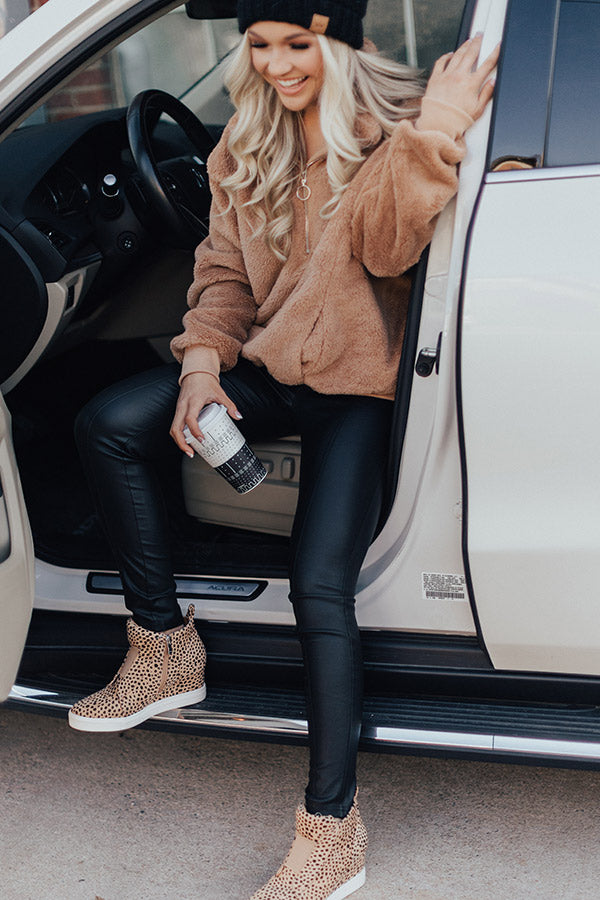 The Beckett High Waist Faux Leather Legging
