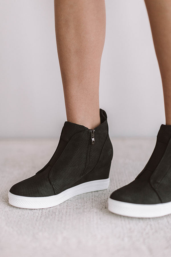 The Karlie Perforated Bootie In Black Image - 4