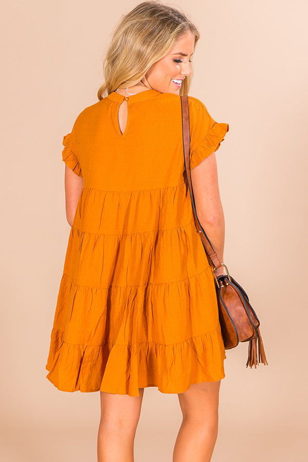 Love Potion Babydoll Dress in Pumpkin Image - 4