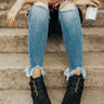 The Willa Faux Suede Bootie in Black Image - 1