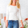 Chilly Morning Top in White Image - 1