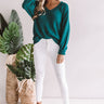 Coffee Date In The City Tunic Sweater in Jade Image - 1