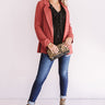 Touring Rome lightweight Blazer In Aurora Red Image - 1