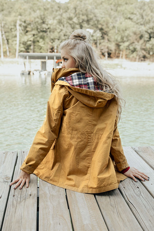 Colorado Cabin Lightweight Jacket In Mustard Image - 1