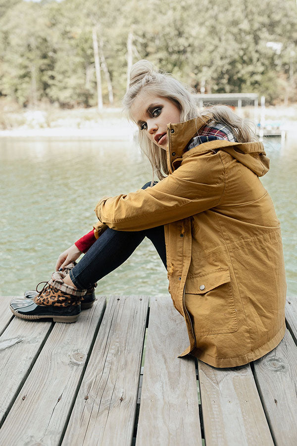 Colorado Cabin Lightweight Jacket In Mustard Image - 1