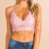 Wishes And Kisses Lace Bralette in Pink Image - 1