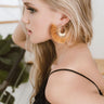 Sunburst Earrings in Copper Image - 1