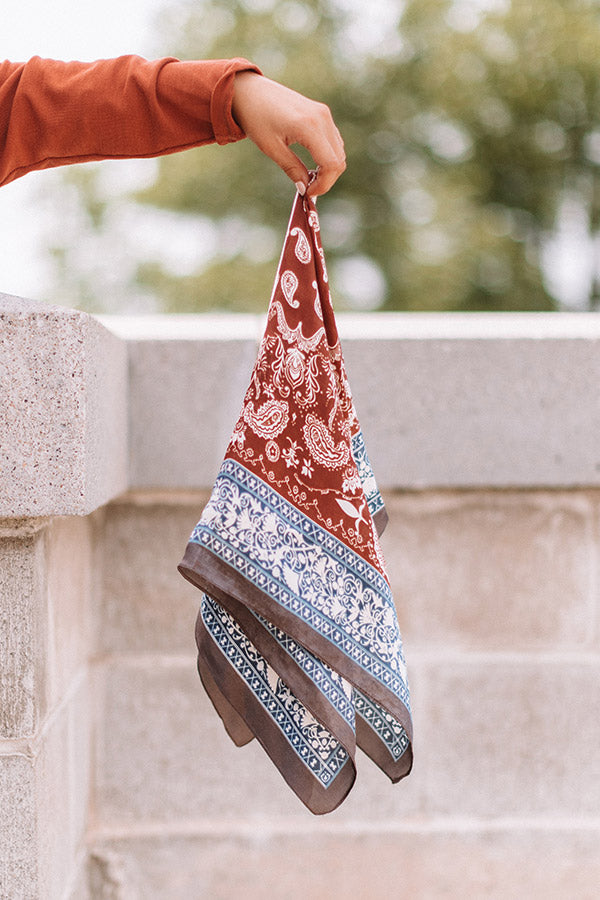 Soho Style Paisley Scarf