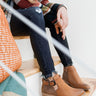 The Talia Faux Suede Leather Bootie Image - 1