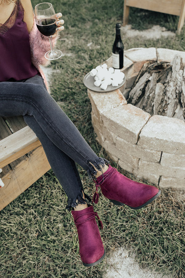The Willow Faux Suede Bootie Image - 1