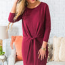 Wine Not Sweater Dress Image - 1