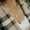 Short & Sweet Semi Precious Necklace In White Image - 1