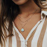 Short & Sweet Semi Precious Necklace In Turquoise Image - 1