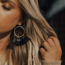VIP Room Earrings In Black Image - 1