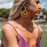 Stargazing Earrings In Honey Image - 1