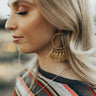 VIP Room Earrings In Mustard Image - 1