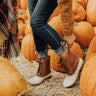 The Kenzie Boot in Cream Image - 1