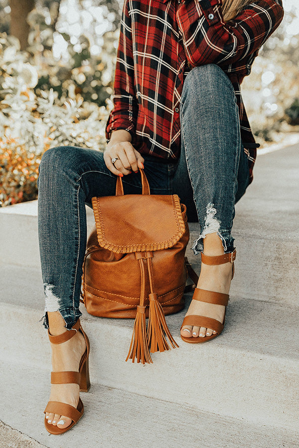 The Winslet Heel in Cinnamon