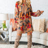 Starry Skies Shift Dress in Taupe Image - 1