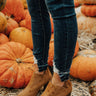 The Wren Faux Suede Bootie In Copper Image - 1