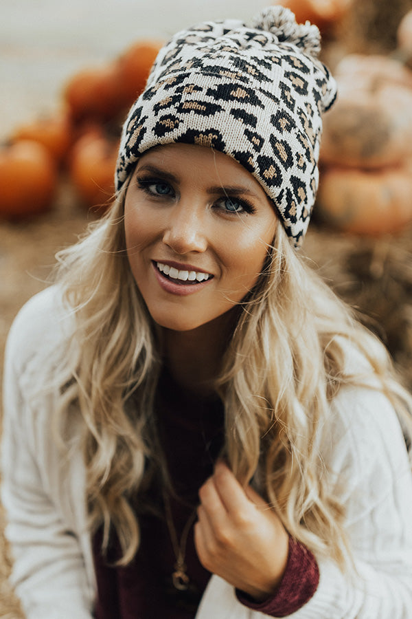 Spotted On Broadway Leopard Beanie