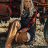 Cabin Season Buffalo Check Sweater Image - 1