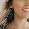 Frequent Flyer Earrings In Black Image - 1