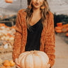 Pretty Cozy Chenille Cardigan in Copper Image - 1