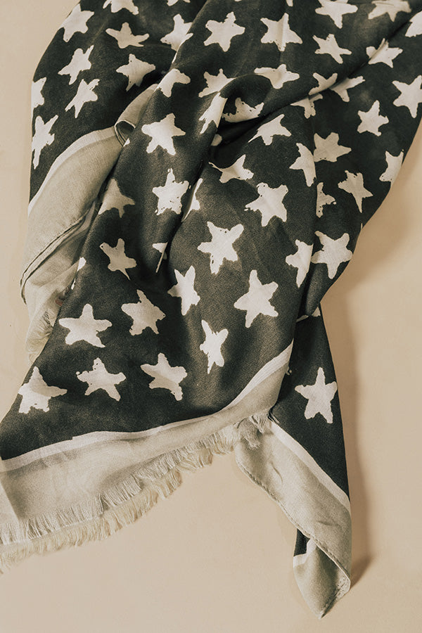 Cocoa And Kisses Scarf In Army Green Image - 3