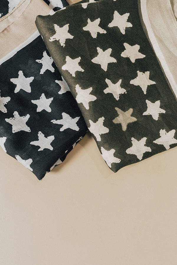 Cocoa And Kisses Scarf In Army Green Image - 2