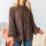 Cuddle Up And Get Cozy Hoodie In Brown Image - 1