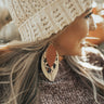Sipping In Sonoma Earrings In Gold Image - 1