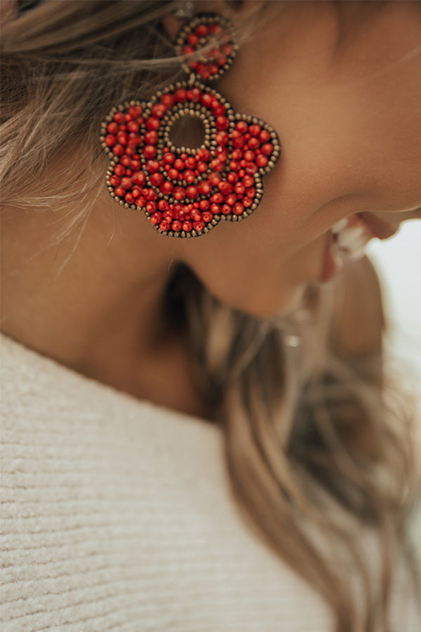 Tuscany Twinkle Earrings In Red