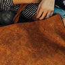 Lots Of Laughs And Lattes Tote In Camel Image - 1