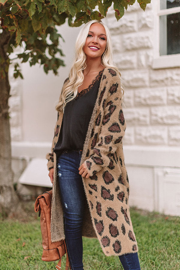 Drive Me Wild Leopard Cardigan