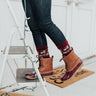 Cozier Then Most Knee High Socks In Wine Image - 1