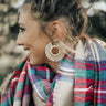 The City Scene Earrings In Taupe Image - 1