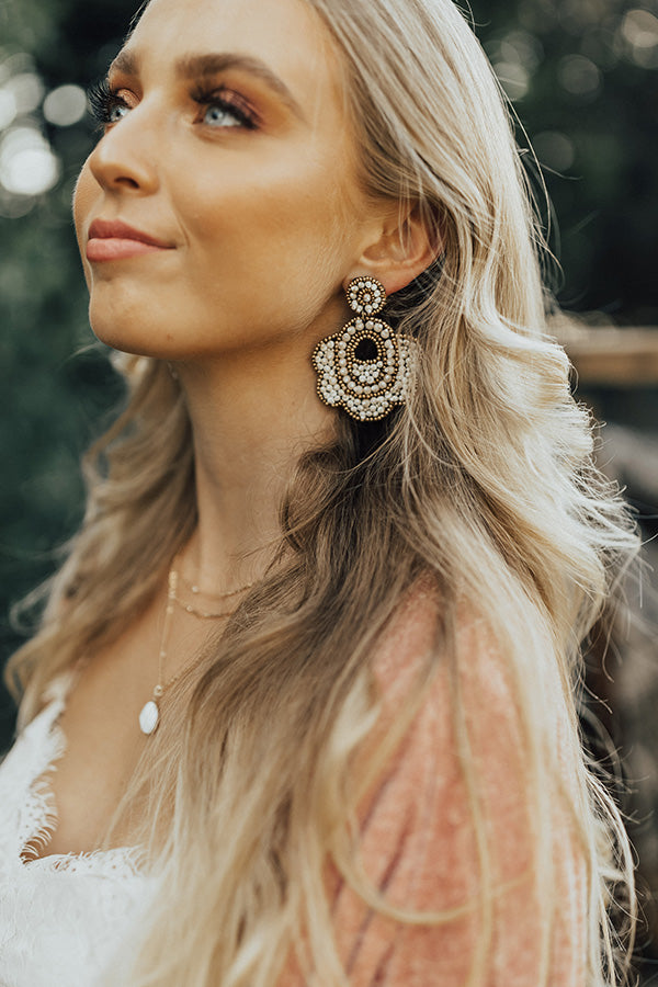 Tuscany Twinkle Earrings In Ivory