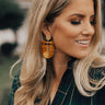 Cirque De Chic Earrings In Mustard Image - 1