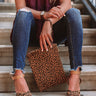 Fashion Week Find Leopard Clutch Image - 1