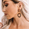 Backstage Pass Earrings In Tortoiseshell Image - 1