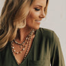 Suite Style Layered Necklace In Sea Glass Image - 1