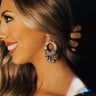 Pop The Champagne Earrings in Grey Image - 1