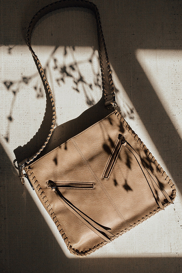 Street Style Tote In Warm Taupe