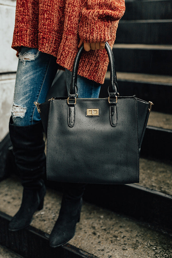 The Chandler Tote in Black