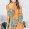 Bonfire Weather Chenille Sweater In Mustard Image - 1