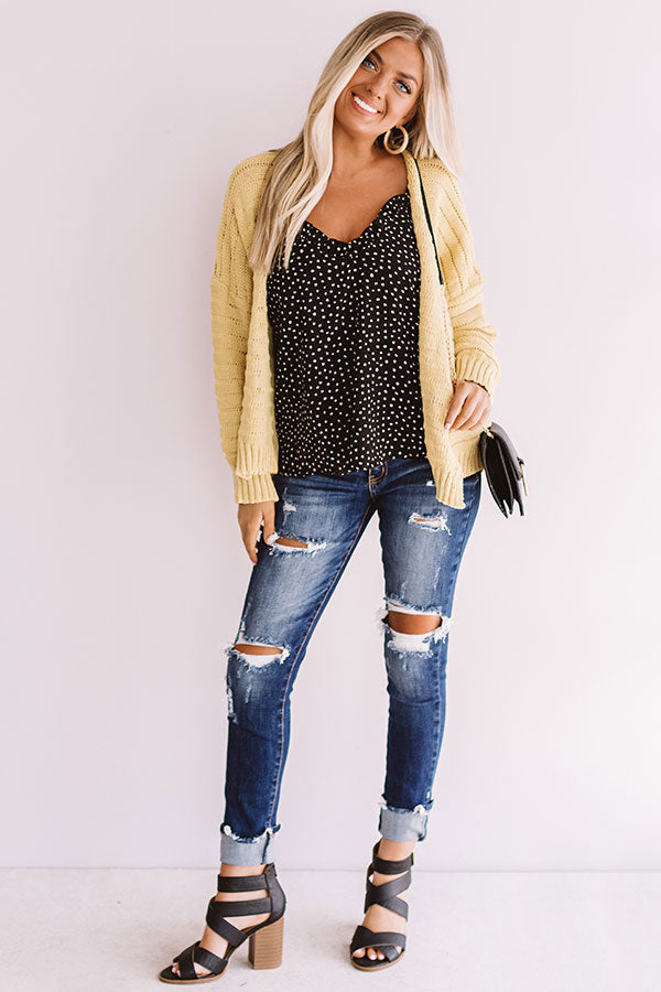 Chic On The Slopes Knit Cardigan Image - 1
