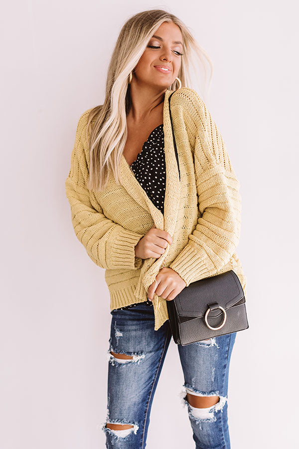 Chic On The Slopes Knit Cardigan Image - 4