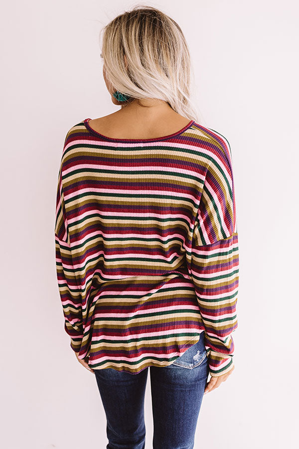 Make My Day Striped Top Image - 5