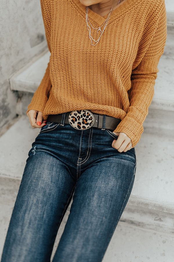 Soho Spotlight Belt in Brown